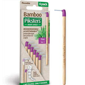 Piksters Bamboo Purple Ra Size 1 6Pk