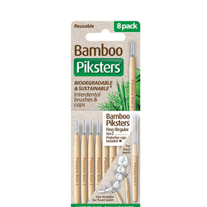 Piksters Bamboo Silver Size 0 8Pk