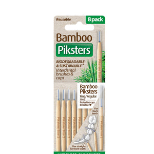 Piksters Bamboo White Size 2 8Pk