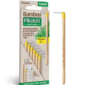 Piksters Bamboo Yellow Size 3 8Pk