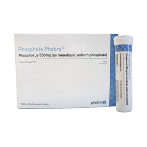 Phosphate Phebra 500mg 100s