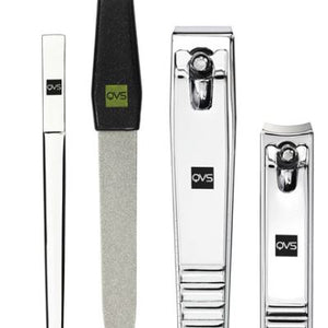 QVS 10-1036 Clipper Set - Precision Hair Cutting Tool with 4 Pieces