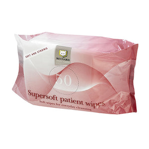 Reynard Disposable Patient Wipes 50 Pink Single