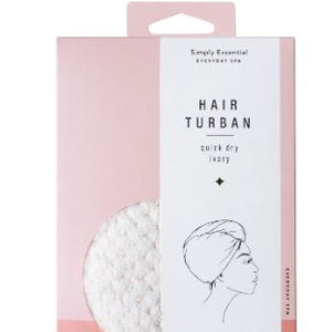 Simply Ess Quick Dry Turban in Ivory