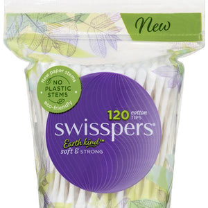 Swisspers Earth Kind Paper Tips 120Pk