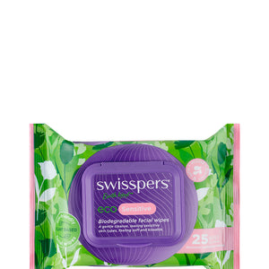 Swisspers Eco Aloe Vera Face Wipes 25s