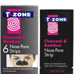 T-Zone Charcoal Nose Pore Strips6Pk
