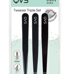 TRUYU 10-1517 Tweezer Triple Set