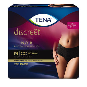 Tena Pants Women Black Lw Med 10s
