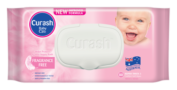 Curash Frag. Free Baby Wipes 80