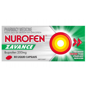 Nurofen Zavance Liquid Capsules 80s