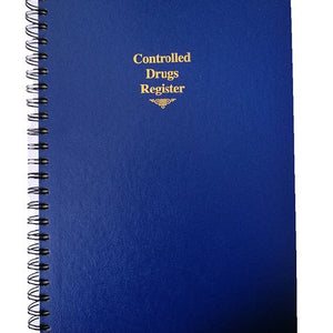 Controlled Drugs Register 132 Pages