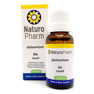 Naturopharm Classical Gelsemium 30C Tab 130 Homeopathic Medicine for Flu, Fever and Anxiety Treatment - Pack of 130 Tablets