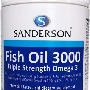 Sanderson Fish Oil 3000 150s