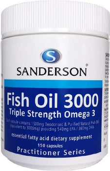 Sanderson Fish Oil 3000 150s