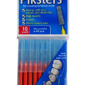 Piksters Interdental 1.2mm Red Taper 40