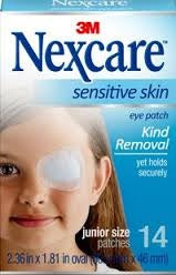 Nexcare Sensitive Skin Eye Patch Regular 14