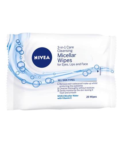 Nivea Micellar Facial Wipes 25pk