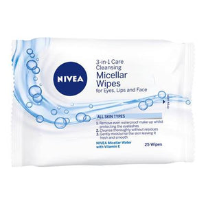 Nivea Micellar Facial Wipes 25pk