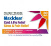 Maxiclear Cold & Flu Sinus & Pain 30s