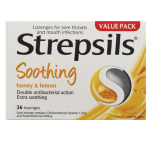Strepsils Honey & Lemon Lozenges 36s