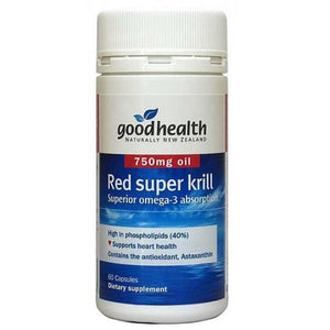 Good Health Red Super Krill 750mg 60s