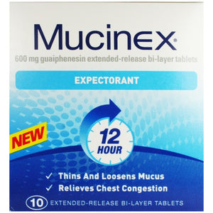 Mucinex Se 600mg Tabs 10s