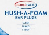 Surgipack Ear Plugs Hushafoam 3 Pairs