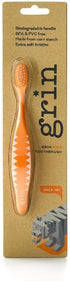 Grin Biodegradable Kids Toothbrush Orange