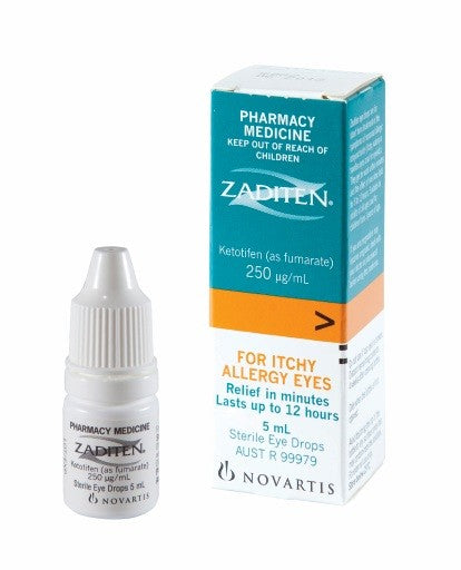 Zaditen Eye Drops 250mcg/ml 5ml