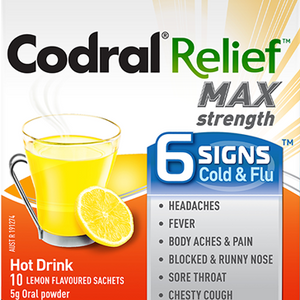 Codral Relief 6 Signs Hot Drink 10s