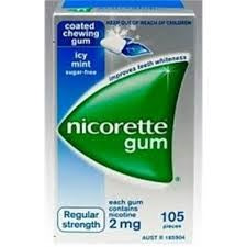 Nicorette Icy Mint Gum 2mg 105