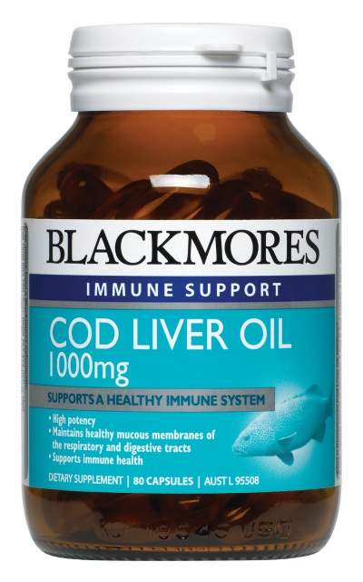 Blackmores Cod Liver Oil 1000mg 80s