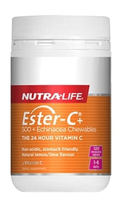 Nutralife Ester C Echinacaea Chewables 60s