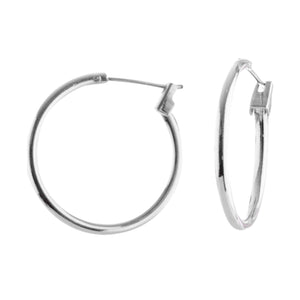 EURO 58101 Silver Medium Click Hoop