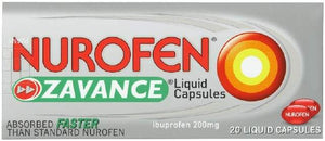 Nurofen Zavance Liquid Capsules 20s