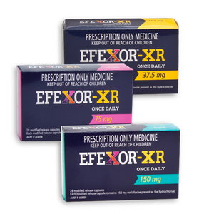 Efexor Venlafaxine Hcl 37.5mg Xr Capsules 28 (Prescription Only - Do Not Buy Unless You Have A Scrip