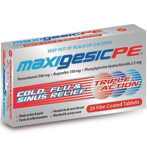 Maxigesic Pe Pain Relief 20s