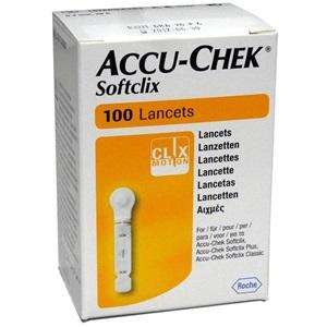 Accu Chek Softclix Lancet 100