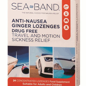 Sea Band Travel Ginger Lozenge 24Pk