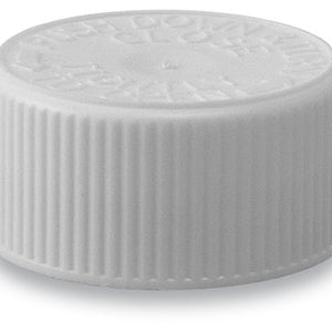 Packtech 28mm Crc Cap White 100Pk