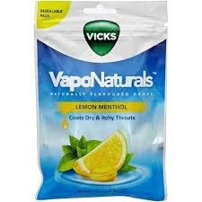 Vicks Vaponaturals Lemon Menthol 19 Pack