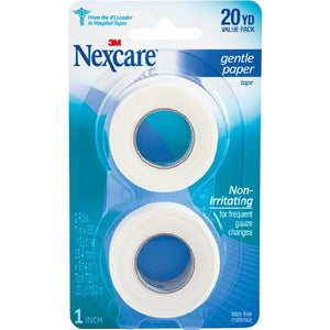 Nexcare Paper Tape Gentle 25mmx9.1M 2Pk