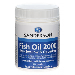 Sanderson Fish Oil 2000mg 220s