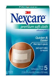 Nexcare Premium Soft Cloth Adhesive Pad 5