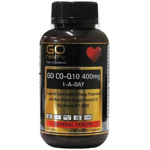 Go Healthy Coq10 400mg 1 A Day 60s