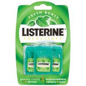Listerine Freshburst Pocket 72Pk