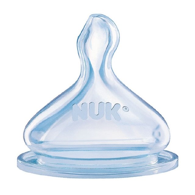 Nuk Fc Silicone Teats Size 2 Medium Hole 2Pk