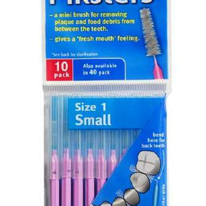 Piksters Interdental Purple 0.7mm Str. 10 - Dental Hygiene Product with 10 Strands