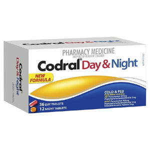 Codral Pe Day & Night Codeine Free Tabs 48s for Cold and Flu Relief